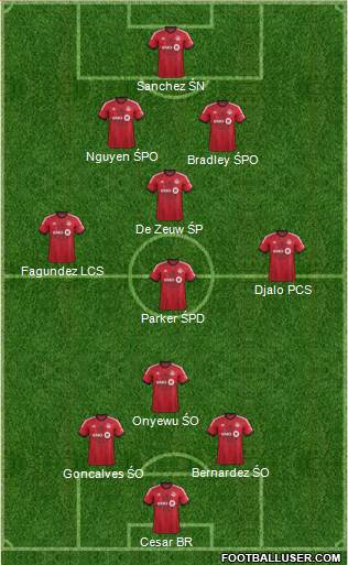 Toronto FC Formation 2014