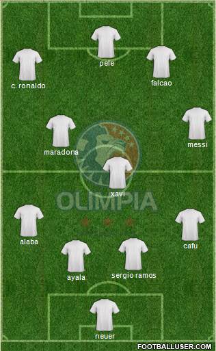 CD Olimpia Formation 2014