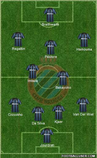 Club Brugge KV Formation 2014