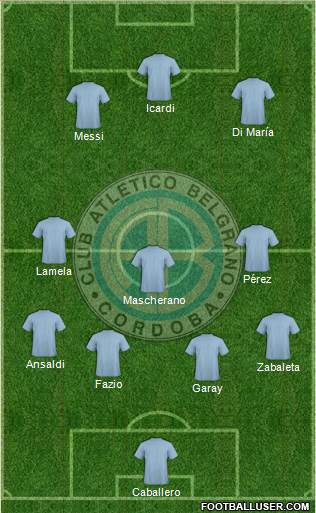 Belgrano de Córdoba Formation 2014