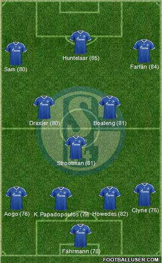 FC Schalke 04 Formation 2014