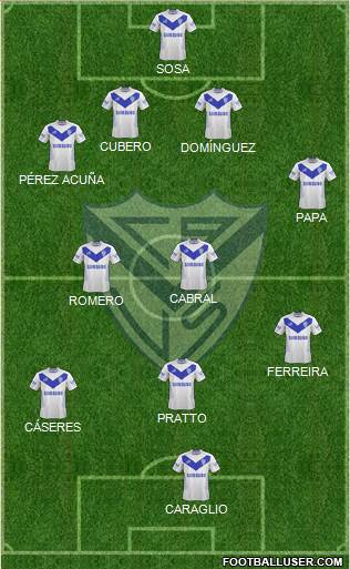 Vélez Sarsfield Formation 2014