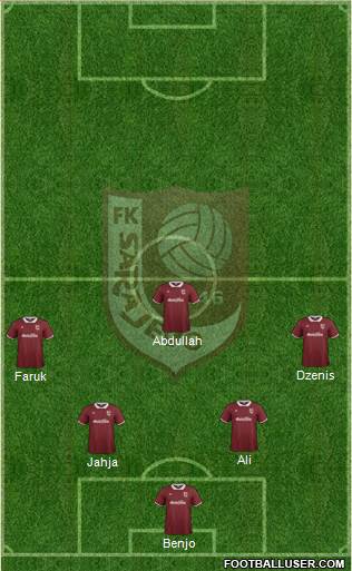 FK Sarajevo Formation 2014