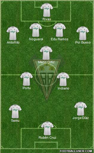 Albacete B., S.A.D. Formation 2014