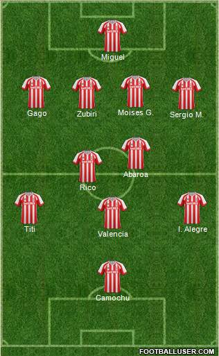 Stoke City Formation 2014