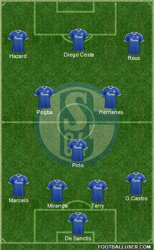 FC Schalke 04 Formation 2014