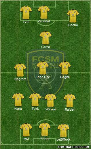 FC Sochaux-Montbéliard Formation 2014