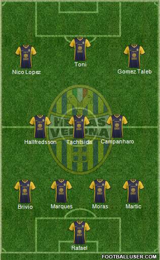 Hellas Verona Formation 2014