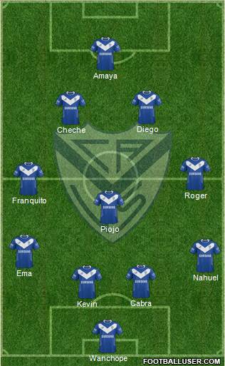 Vélez Sarsfield Formation 2014