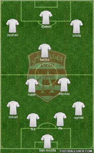 Club Africain Tunis Formation 2014