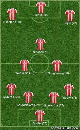 Stoke City Formation 2014