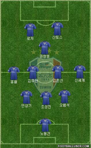 Suwon Samsung Blue Wings Formation 2014