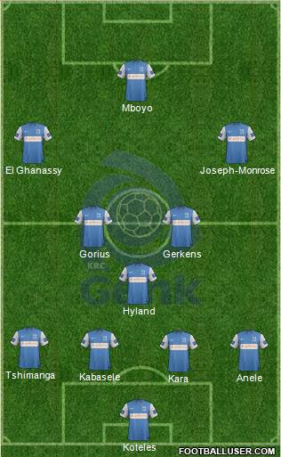 K Racing Club Genk Formation 2014