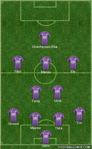 Perth Glory Formation 2014