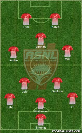 A.S. Nancy Lorraine Formation 2014