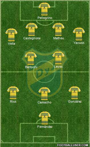 Defensa y Justicia Formation 2014