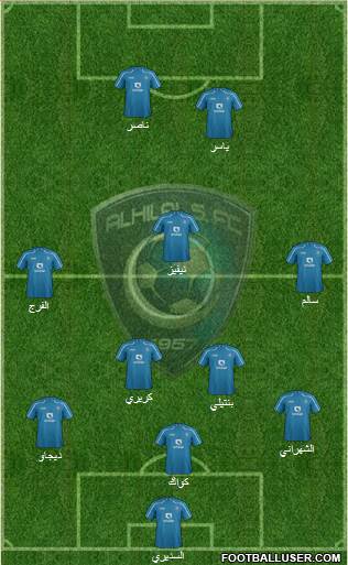 Al-Hilal (KSA) Formation 2014