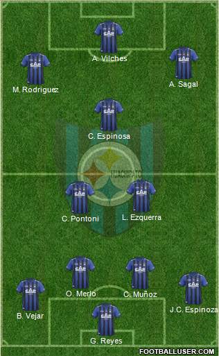 CD Huachipato Formation 2014