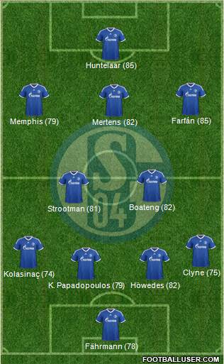 FC Schalke 04 Formation 2014