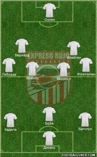 CD Expreso Rojo Formation 2014