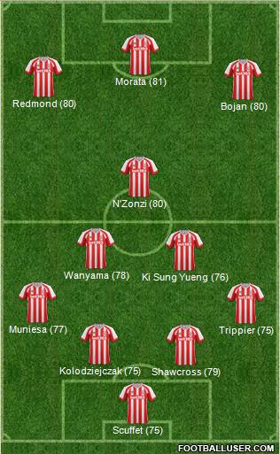 Stoke City Formation 2014