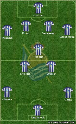 Real Sociedad C.F. B Formation 2014