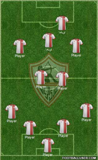 Zamalek Sporting Club Formation 2014