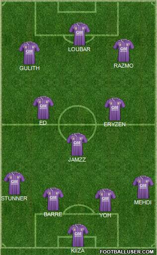 Perth Glory Formation 2014