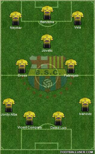 Barcelona SC Formation 2014