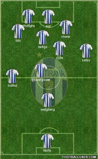 KF Tirana Formation 2014