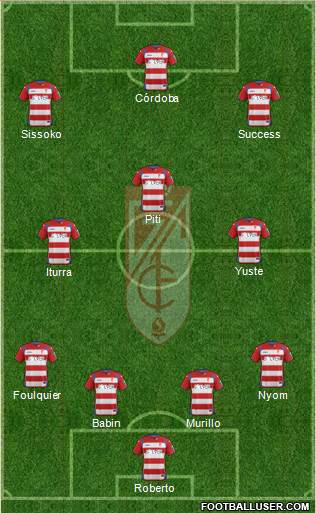 Granada C.F. Formation 2014