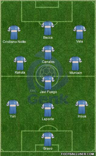 K Racing Club Genk Formation 2014