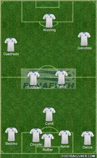 Honduras Formation 2014