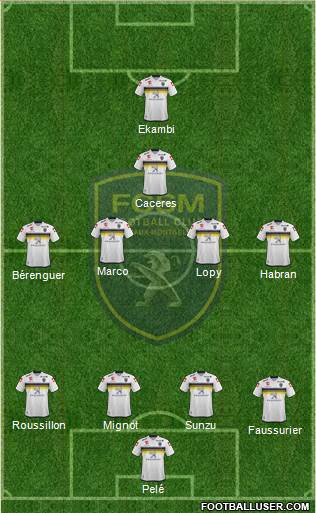 FC Sochaux-Montbéliard Formation 2014