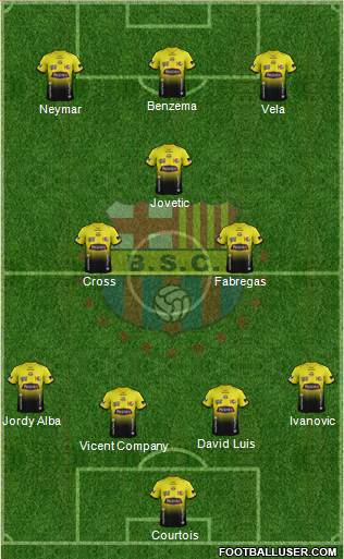 Barcelona SC Formation 2014