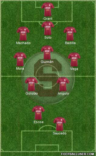 CD Saprissa Formation 2014