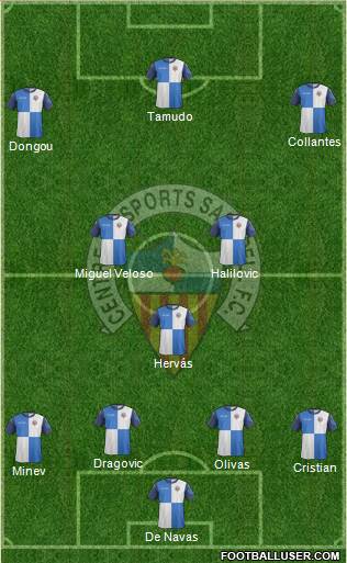 C.E. Sabadell Formation 2014