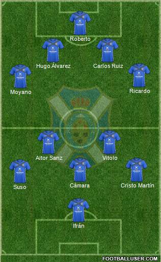 C.D. Tenerife S.A.D. Formation 2014