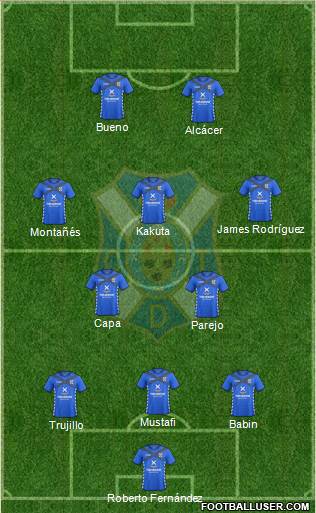 C.D. Tenerife S.A.D. Formation 2014