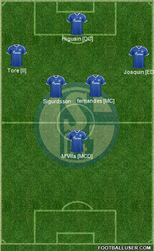 FC Schalke 04 Formation 2014