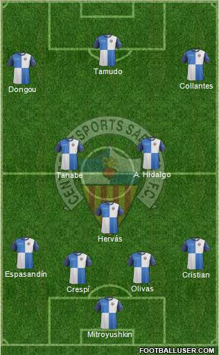 C.E. Sabadell Formation 2014