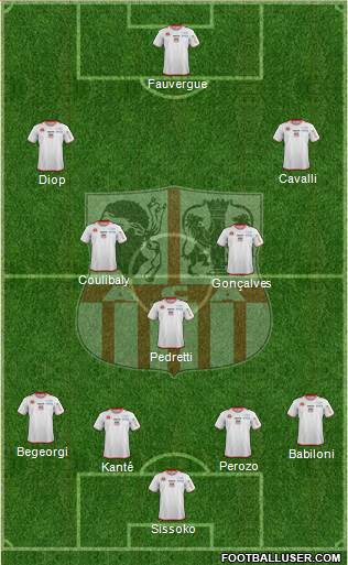 Athletic Club Ajaccien Football Formation 2014