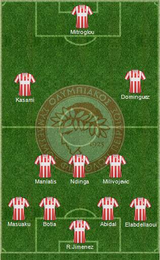 Olympiakos SF Piraeus Formation 2014