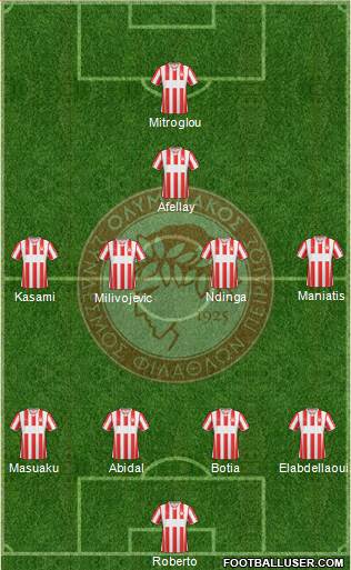 Olympiakos SF Piraeus Formation 2014