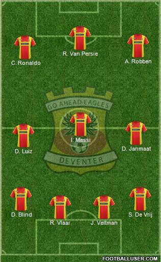 Go Ahead Eagles Formation 2014