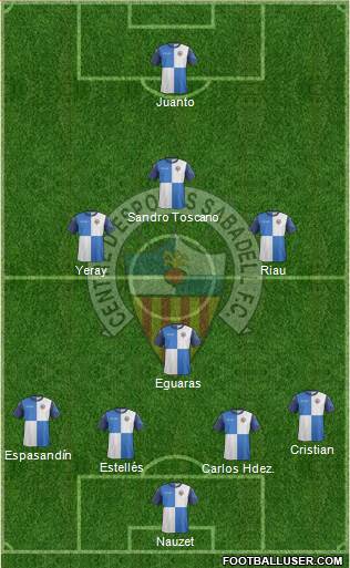 C.E. Sabadell Formation 2014