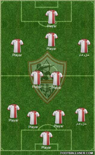 Zamalek Sporting Club Formation 2014