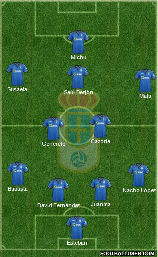 Real Oviedo S.A.D. Formation 2014