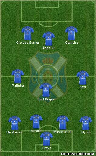 C.D. Tenerife S.A.D. Formation 2014