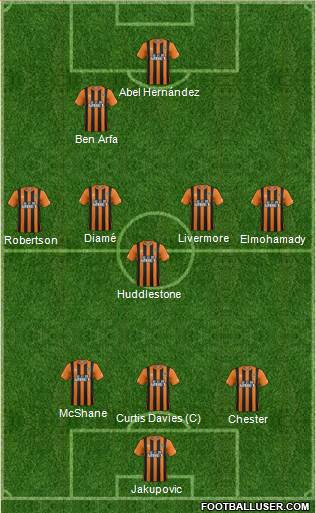 Hull City Formation 2014